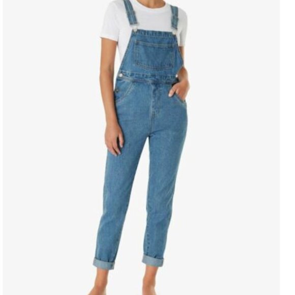 WeWoreWhat Basic Denim Overalls - Size M - NEW - Picture 2 of 5